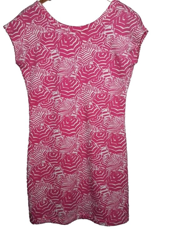 Lilly Pulitzer Dresses & Skirts - Lilly Pulitzer Dress Small Oh Cabana Boy French Terry Beach Coastal Pink